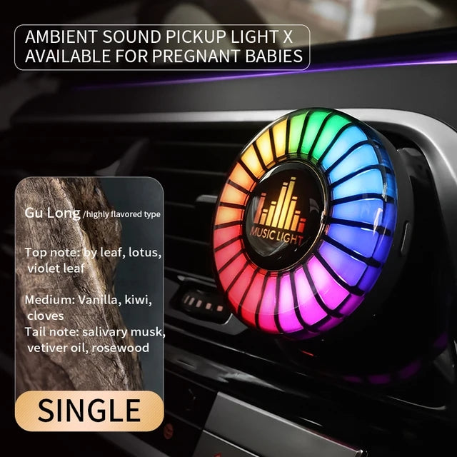 HUBBTECHPRO™ RhythmGlow Car Air Freshener & LED Music Light