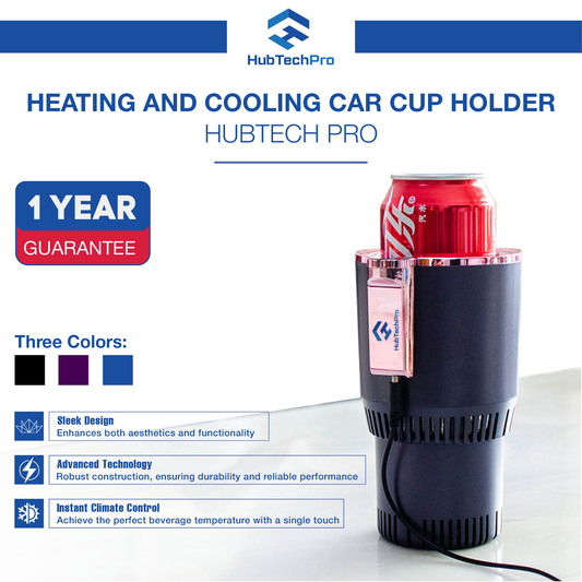 HUBTECHPRO™ DualTemp Travel Cup Holder & Cooler!