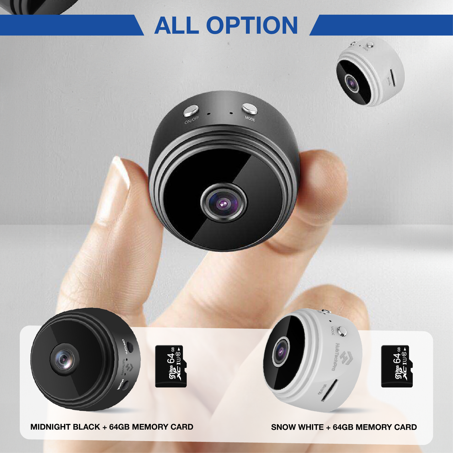 HUBTECHPRO™ StealthCam 720P Mini Security Camera with Motion Detection